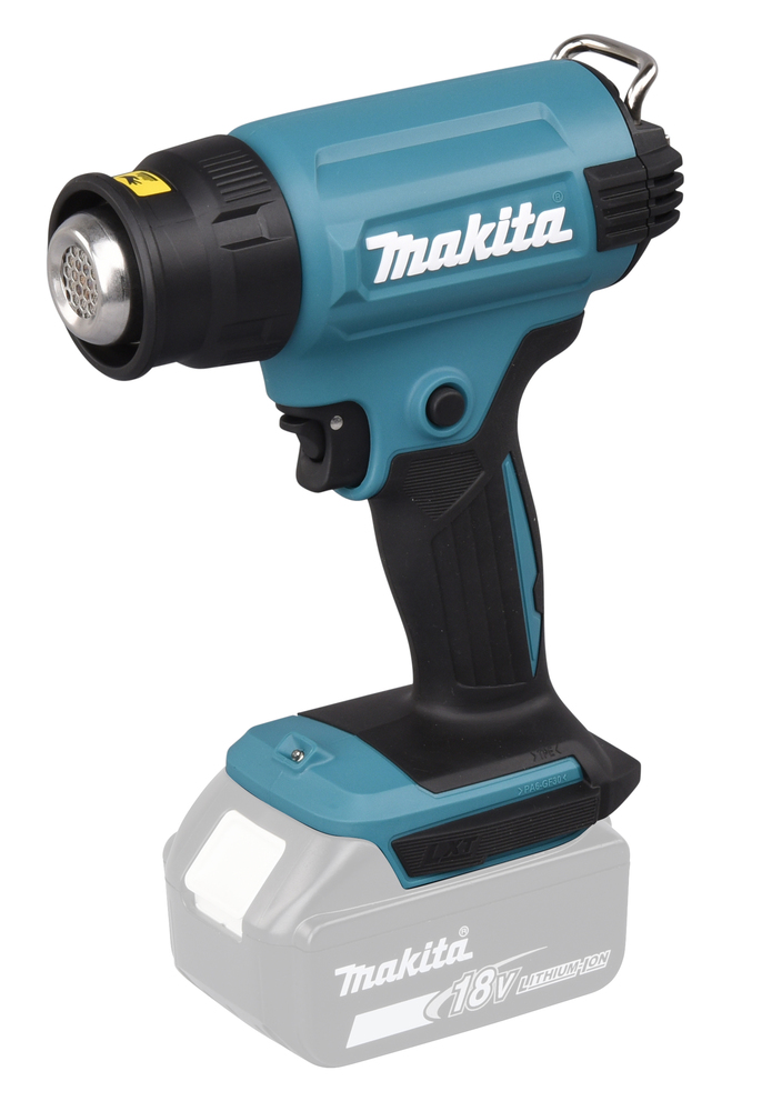 Kuumailmapuhallin Makita DHG180Z 18V, 550C°, 200l/min. Runkoversio