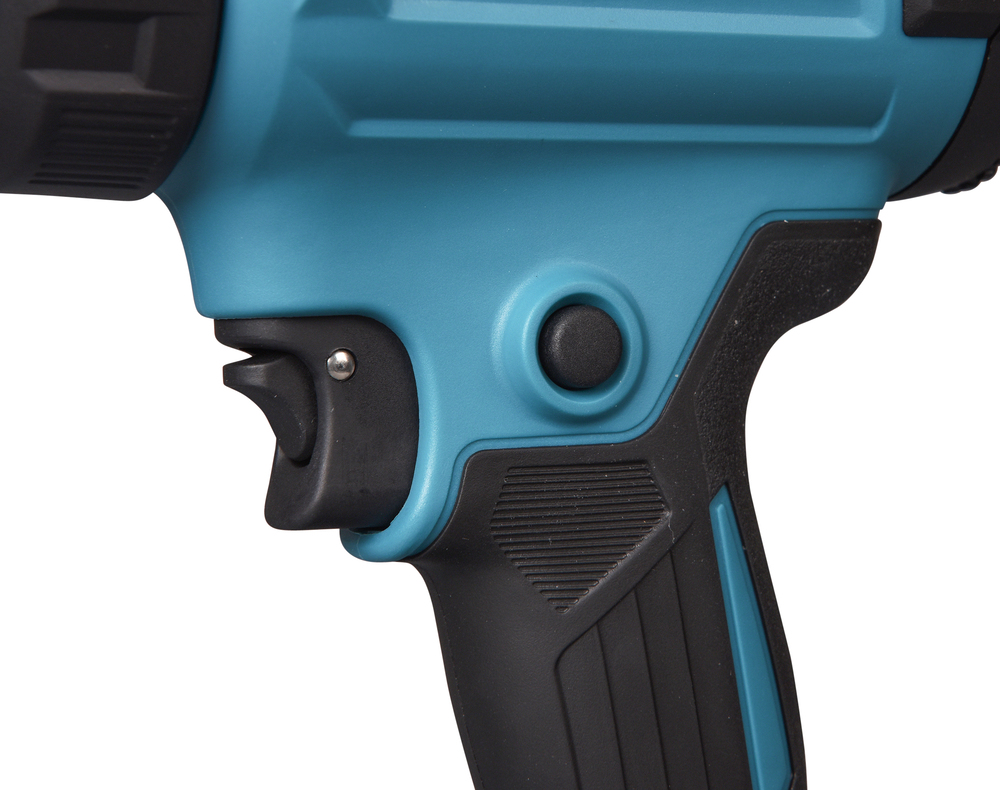 Kuumailmapuhallin Makita DHG181ZJ 18V, 150-550C°, 120/220l/min, neljä suulaketta. Runkoversio