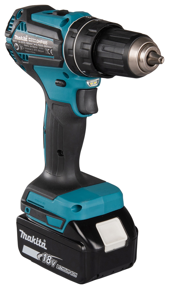 Impact drill Makita DHP485RTJ 18V, carbon brushless, 2x5,0Ah, 50/27 Nm, 1,7kg