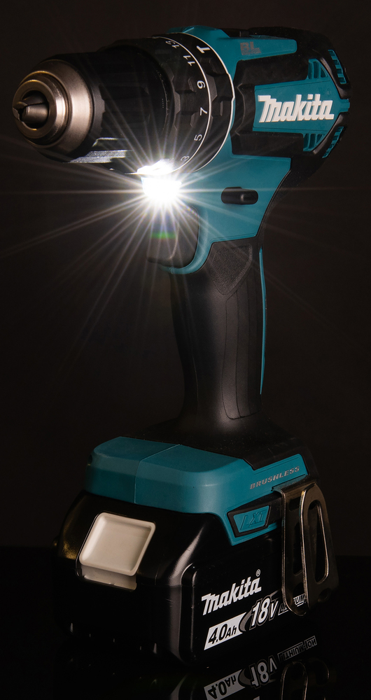 Impact drill Makita DHP485RTJ 18V, carbon brushless, 2x5,0Ah, 50/27 Nm, 1,7kg