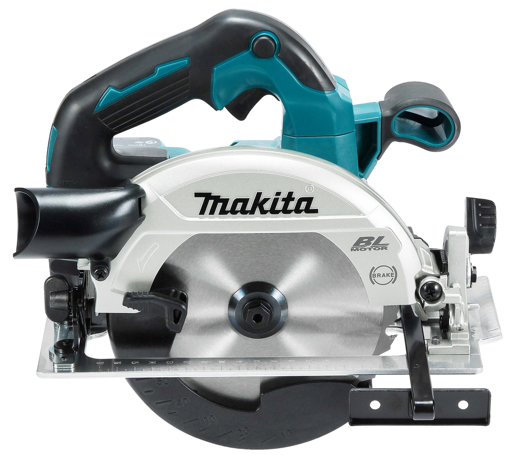 Pyörösaha puulle Makita DHS660Z 18V, hiiliharjaton, sahaus 57mm, terä 165x20 Z=25. Runkoversio