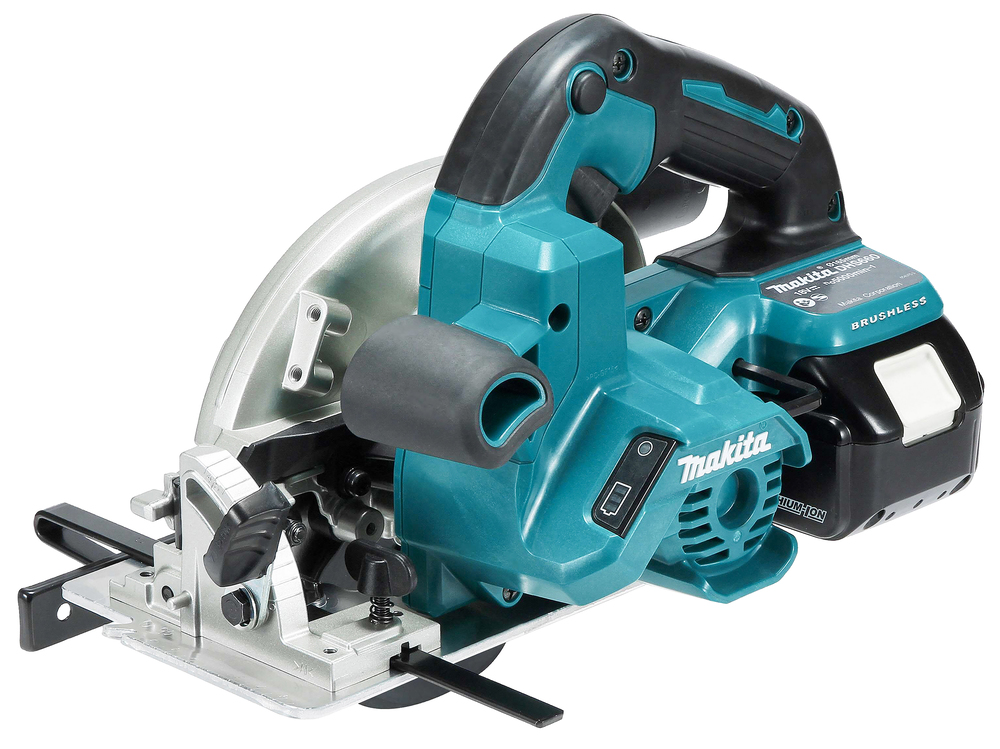 Pyörösaha puulle Makita DHS660Z 18V, hiiliharjaton, sahaus 57mm, terä 165x20 Z=25. Runkoversio