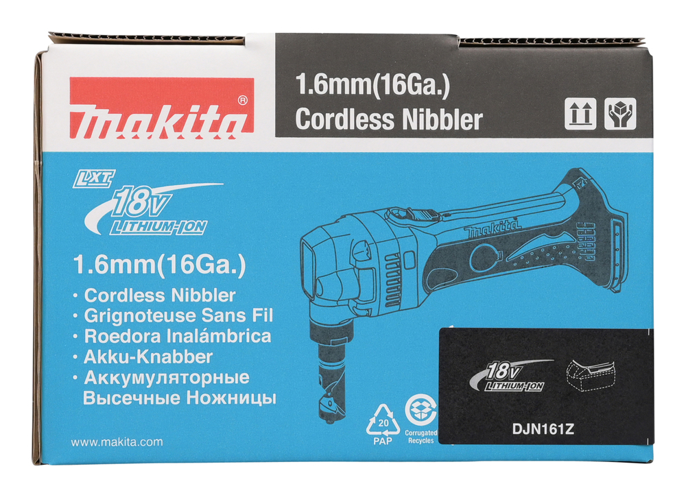 Nakertaja 18V, teräs 1,6mm, rst 1,2mm. Runkoversio