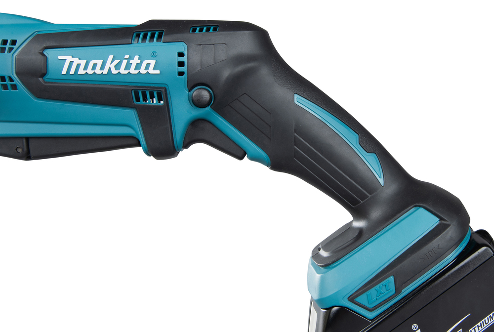 Puukkosaha Makita DJR183Z 18V, kaksi käyttökytkintä, 1,7kg, puukkosahanterille. Runkoversio