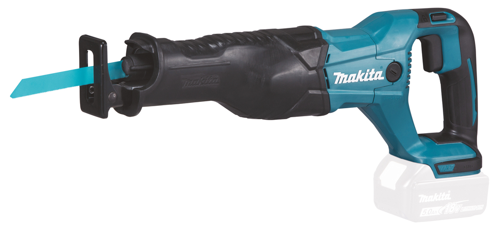 Puukkosaha Makita DJR186Z 18V, iskun pituus 32mm, 3,6kg. Runkoversio