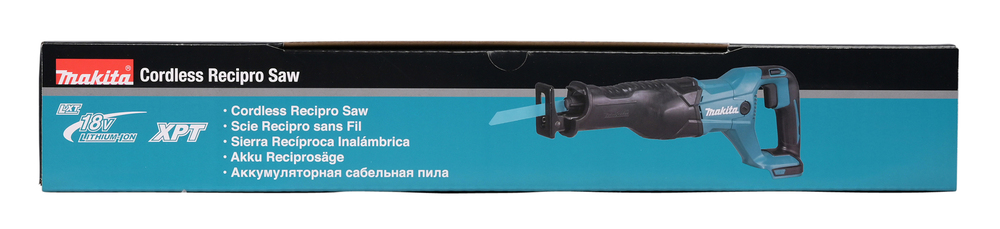 Puukkosaha Makita DJR186Z 18V, iskun pituus 32mm, 3,6kg. Runkoversio