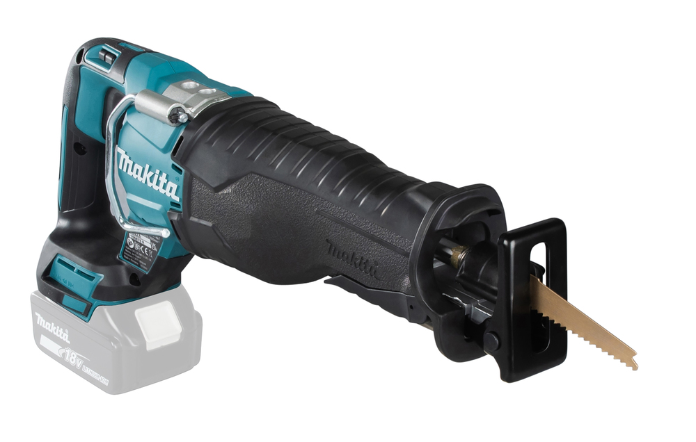 Puukkosaha Makita DJR187Z 18V, hiiliharjaton, iskun pituus 32mm, 3,6kg. Runkoversio