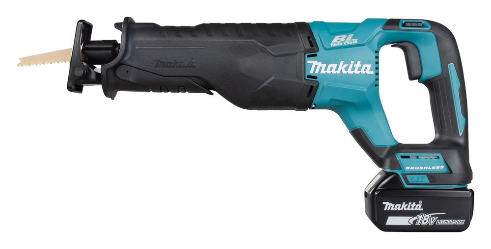 Puukkosaha Makita DJR187Z 18V, hiiliharjaton, iskun pituus 32mm, 3,6kg. Runkoversio