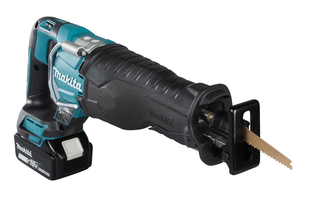 Puukkosaha Makita DJR187Z 18V, hiiliharjaton, iskun pituus 32mm, 3,6kg. Runkoversio