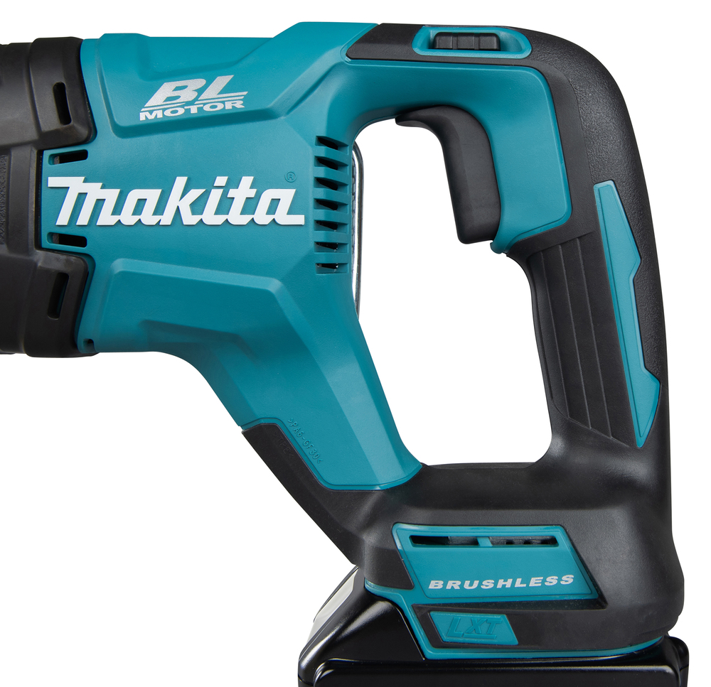 Puukkosaha Makita DJR187Z 18V, hiiliharjaton, iskun pituus 32mm, 3,6kg. Runkoversio