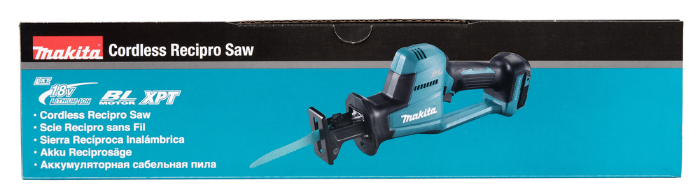 Puukkosaha Makita DJR189Z 18V, hiiliharjaton, iskun pituus 22mm, 2,6kg. Runkoversio