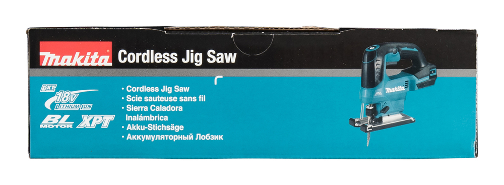 Jigsaw 18V, carbon brushless, curved handle, infinitely variable adjustment via control switch. Body version DJV184Z