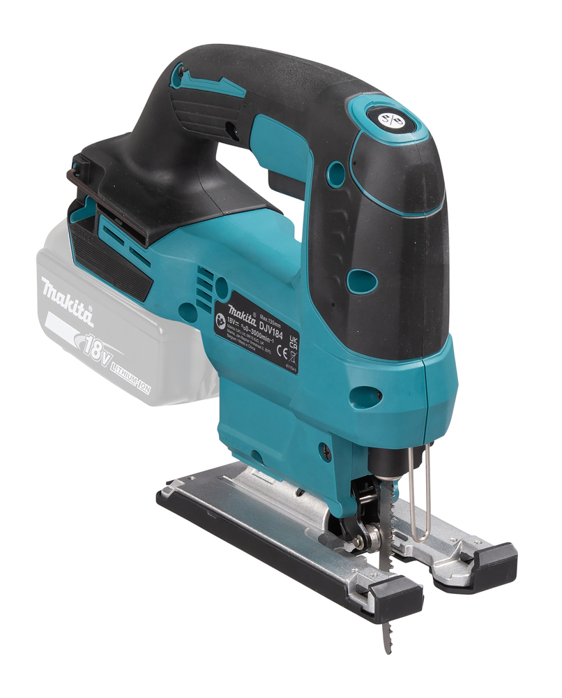 Jigsaw 18V, carbon brushless, curved handle, infinitely variable adjustment via control switch. Body version DJV184Z