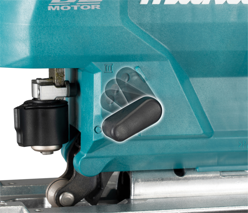 Jigsaw 18V, carbon brushless, curved handle, infinitely variable adjustment via control switch. Body version DJV184Z