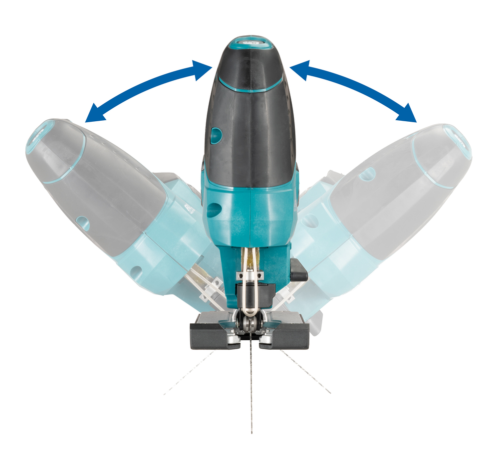 Jigsaw 18V, carbon brushless, curved handle, infinitely variable adjustment via control switch. Body version DJV184Z