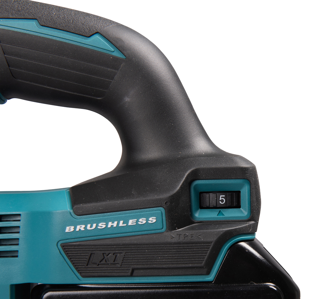 Jigsaw 18V, carbon brushless, curved handle, infinitely variable adjustment via control switch. Body version DJV184Z