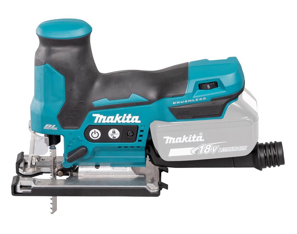 Jigsaw Makita DJV185Z 18V, straight body, 23mm stroke, carbon brushless. Body version