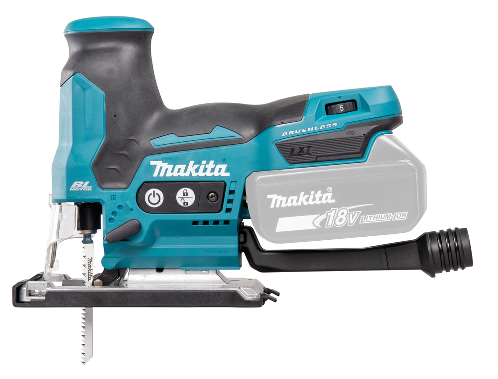 Jigsaw Makita DJV185Z 18V, straight body, 23mm stroke, carbon brushless. Body version