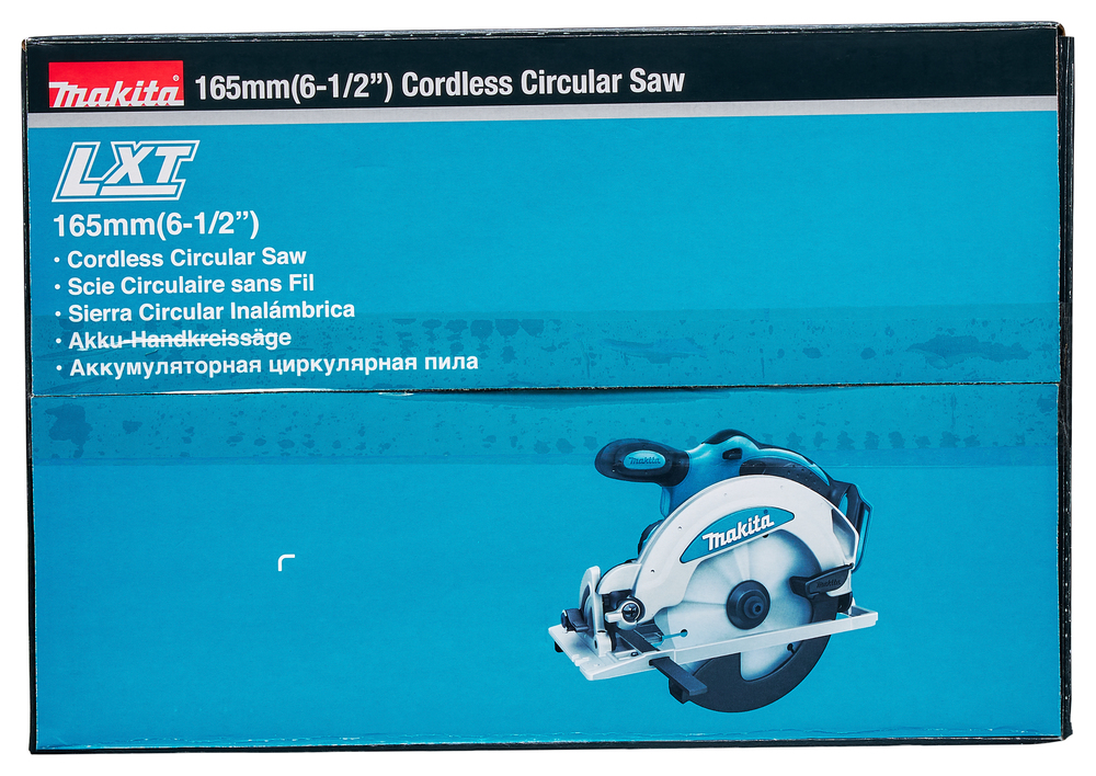 Pyörösaha puulle Makita DSS610Z 18V, sahaus 57mm, terä 165x20 Z=24. Runkoversio DSS610Z