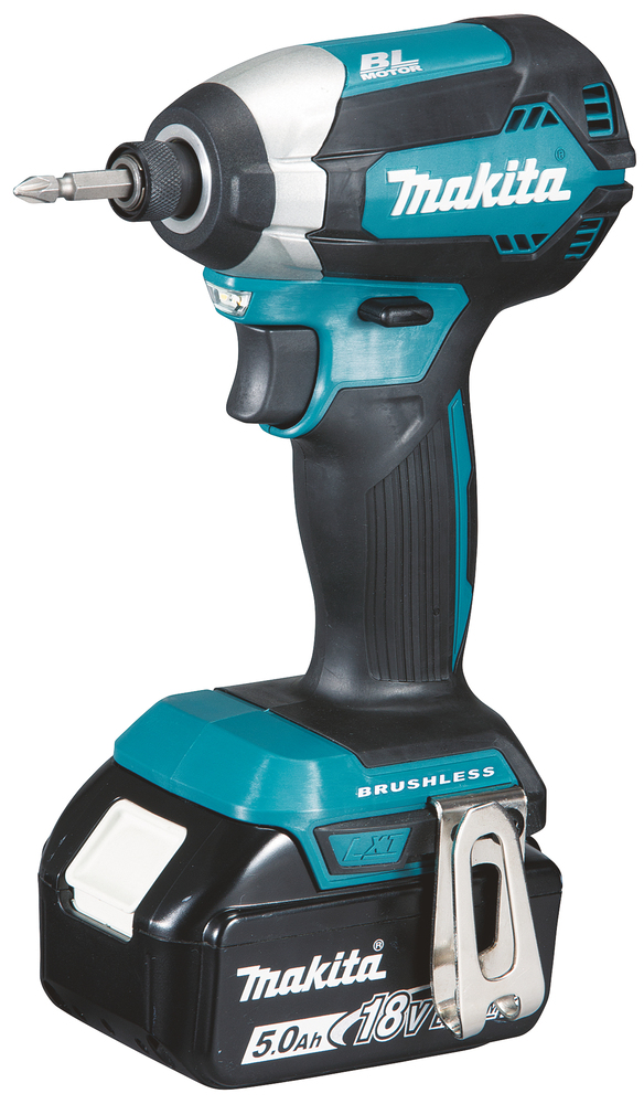 Iskevä ruuvinväännin Makita DTD153RTJ 18V, hiiliharjaton, 2x5,0Ah, 170Nm