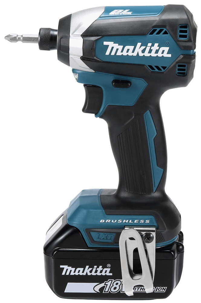Iskevä ruuvinväännin Makita DTD153RTJ 18V, hiiliharjaton, 2x5,0Ah, 170Nm