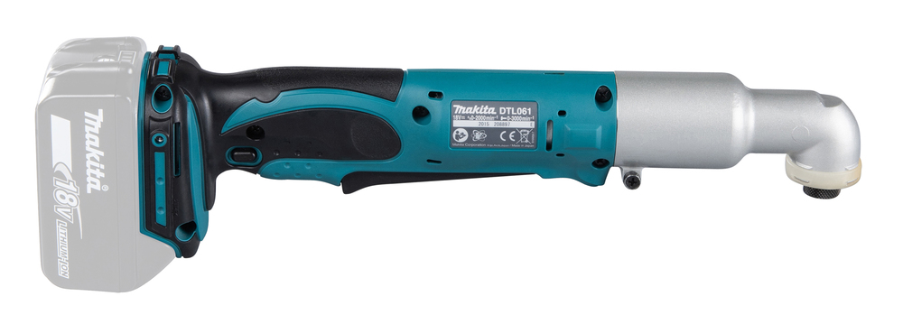 Impact angle wrench Makita DTL061Z 18V, for 1/4" screw heads, 60 Nm. Body version