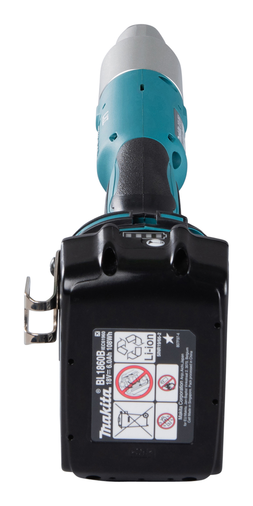 Impact angle wrench Makita DTL061Z 18V, for 1/4" screw heads, 60 Nm. Body version