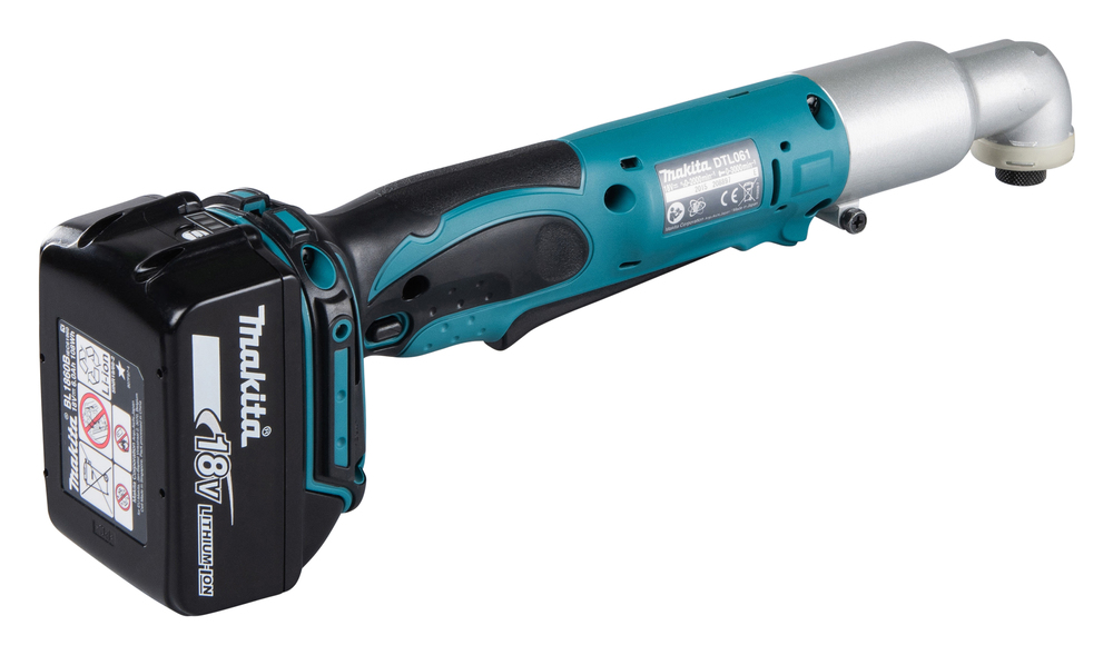 Impact angle wrench Makita DTL061Z 18V, for 1/4" screw heads, 60 Nm. Body version