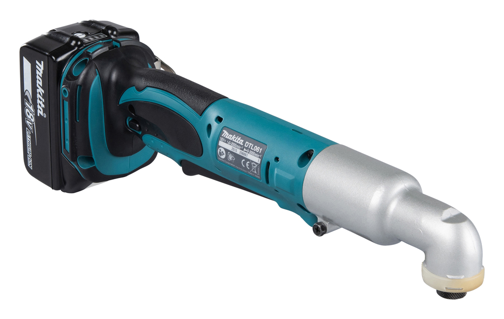Impact angle wrench Makita DTL061Z 18V, for 1/4" screw heads, 60 Nm. Body version