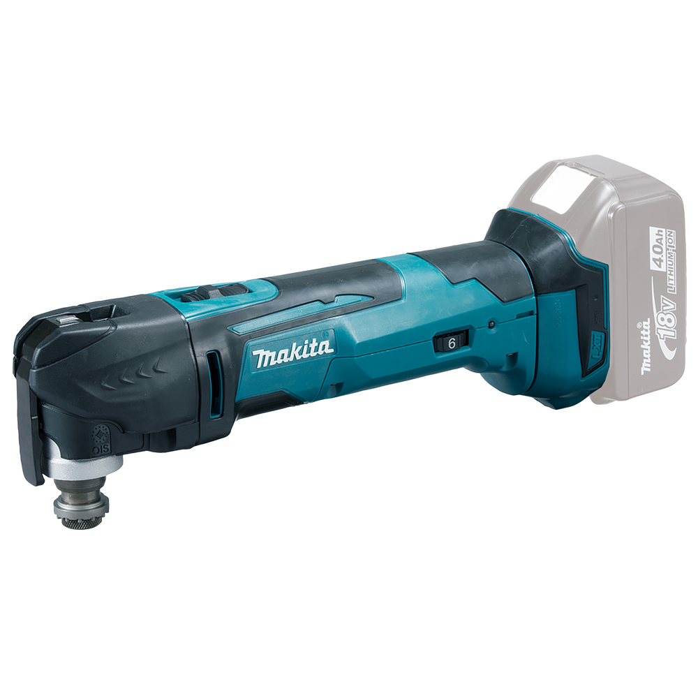 Monitoimikone Makita DTM51Z 18V, 6000-21000 liikettä/min, liike 3,2°. Runkoversio