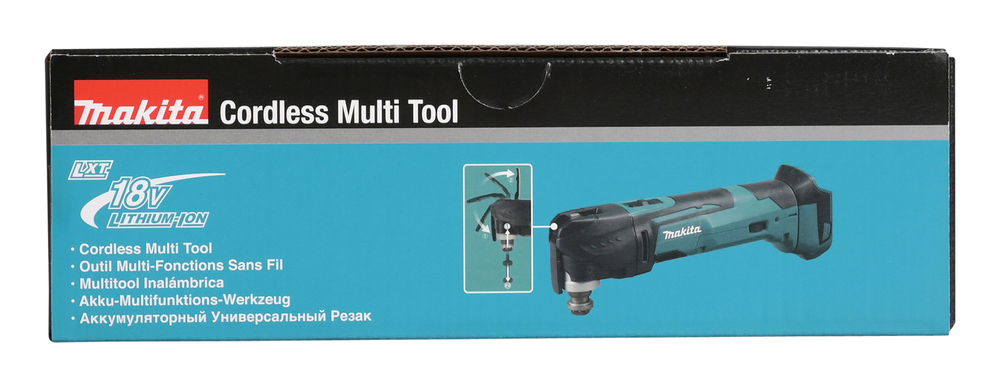 Monitoimikone Makita DTM51Z 18V, 6000-21000 liikettä/min, liike 3,2°. Runkoversio