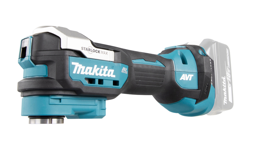 Monitoimikone Makita DTM52Z 18V hiiliharjaton, Starlock Max, 10000-20000 liikettä/min, liike 3,6°. Runkoversio