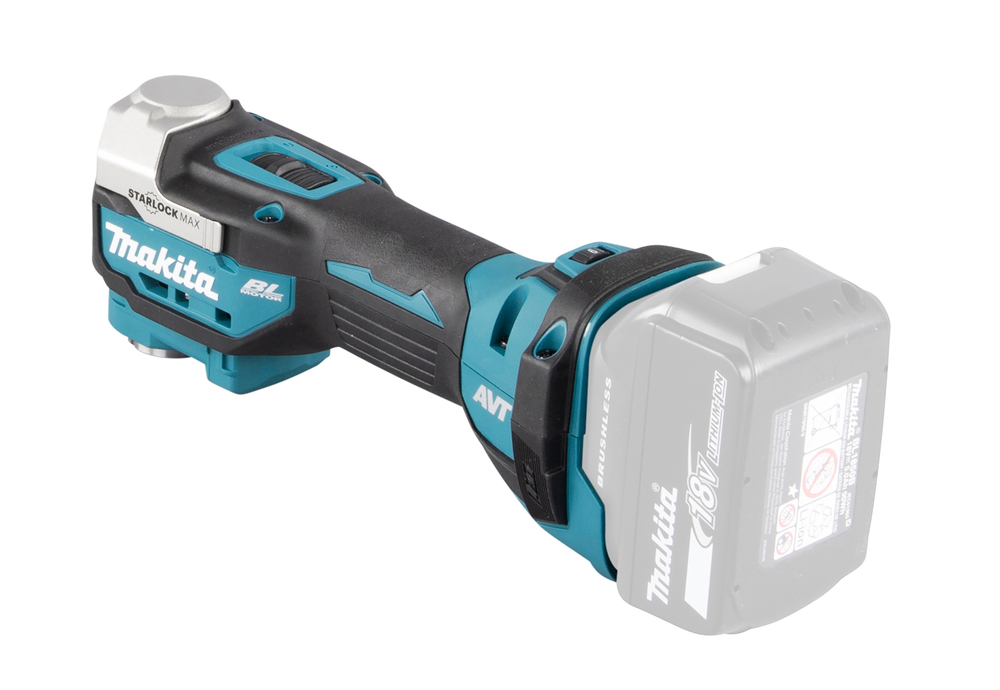 Monitoimikone Makita DTM52Z 18V hiiliharjaton, Starlock Max, 10000-20000 liikettä/min, liike 3,6°. Runkoversio