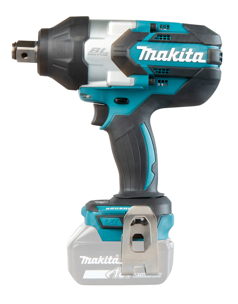 Mutterinväännin Makita DTW1001Z 18V, 3/4" kitkarenkaalla, 1050Nm, hiiliharjaton. Runkoversio
