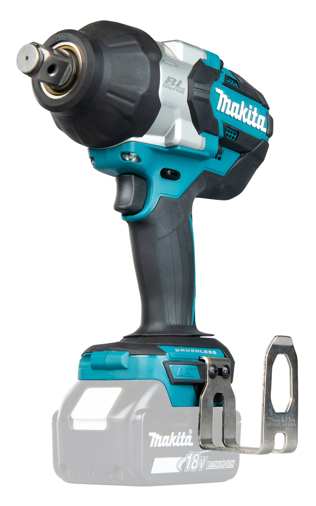 Mutterinväännin Makita DTW1001Z 18V, 3/4" kitkarenkaalla, 1050Nm, hiiliharjaton. Runkoversio