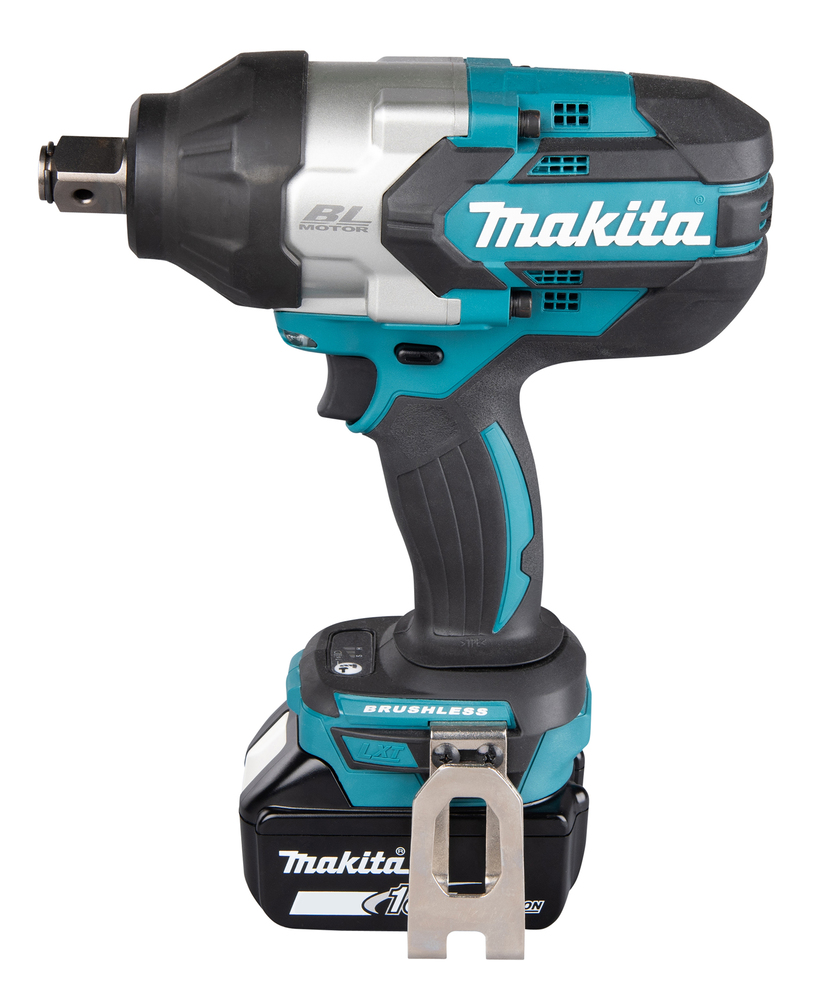 Mutterinväännin Makita DTW1001RTJ 18V, 2x5,0Ah, 3/4" kitkarenkaalla, 1050Nm, hiiliharjaton