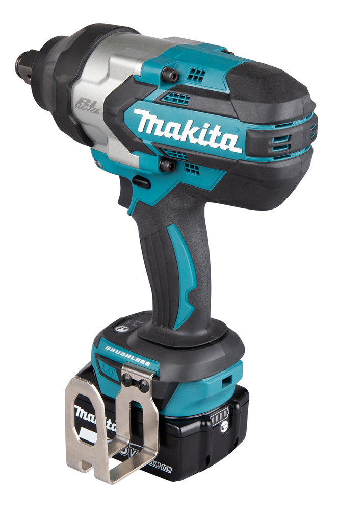 Mutterinväännin Makita DTW1001RTJ 18V, 2x5,0Ah, 3/4" kitkarenkaalla, 1050Nm, hiiliharjaton