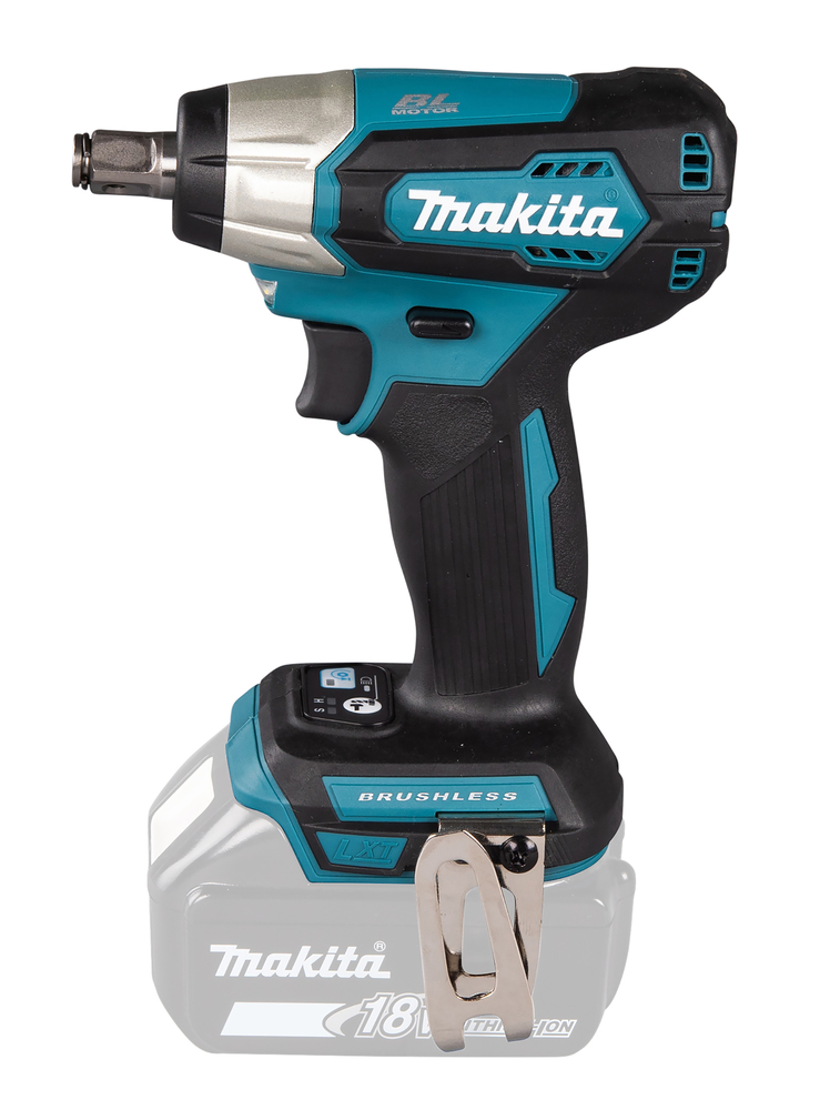 Mutterinväännin Makita DTW181Z 18V, 1/2" kitkarenkaalla, 210Nm, hiiliharjaton. Runkoversio