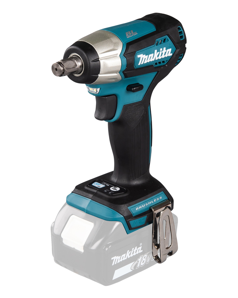 Mutterinväännin Makita DTW181Z 18V, 1/2" kitkarenkaalla, 210Nm, hiiliharjaton. Runkoversio