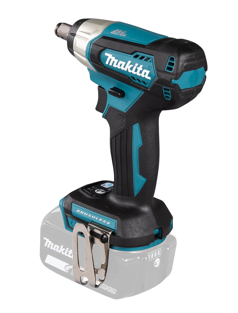 Mutterinväännin Makita DTW181Z 18V, 1/2" kitkarenkaalla, 210Nm, hiiliharjaton. Runkoversio