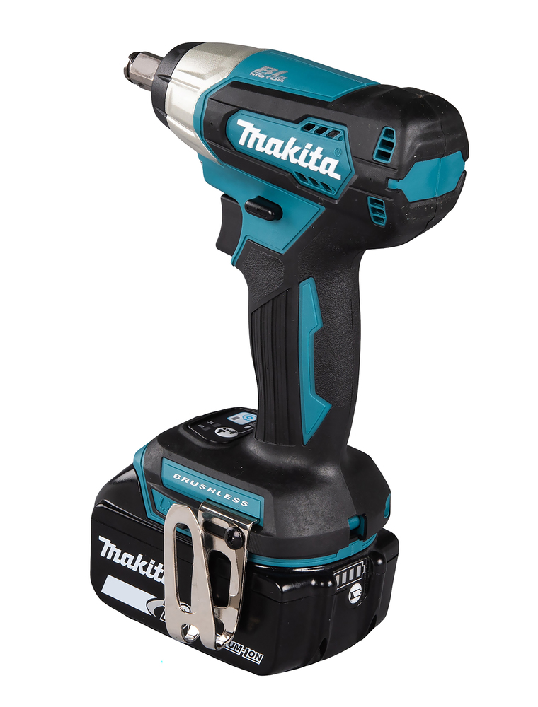 Mutterinväännin Makita DTW181Z 18V, 1/2" kitkarenkaalla, 210Nm, hiiliharjaton. Runkoversio