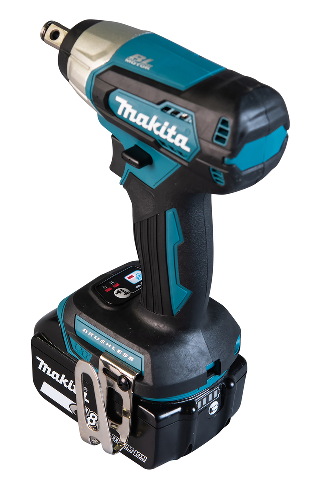 Mutterinväännin Makita DTW181Z 18V, 1/2" kitkarenkaalla, 210Nm, hiiliharjaton. Runkoversio