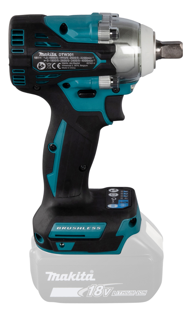Makita mutteriväännin LXT DTW301Z 18V