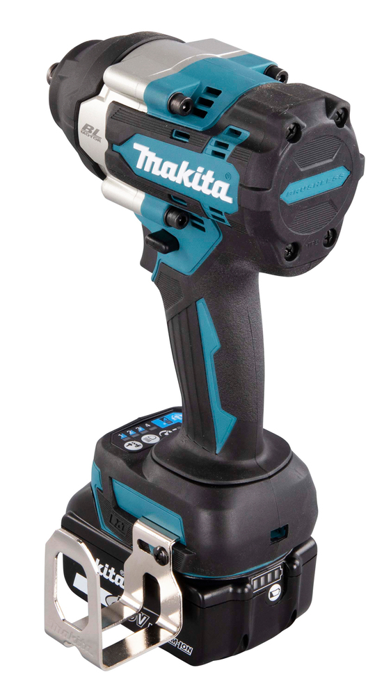Mutterinväännin Makita DTW700RTJ 18V, 2x5,0Ah, 1/2" kitkarenkaalla, 700Nm, hiiliharjaton