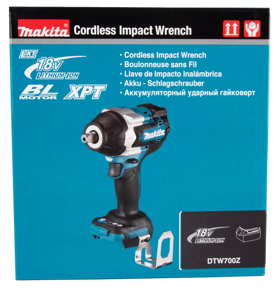 Iskevä mutterinväännin Makita LXT DTW700 runkoversio
