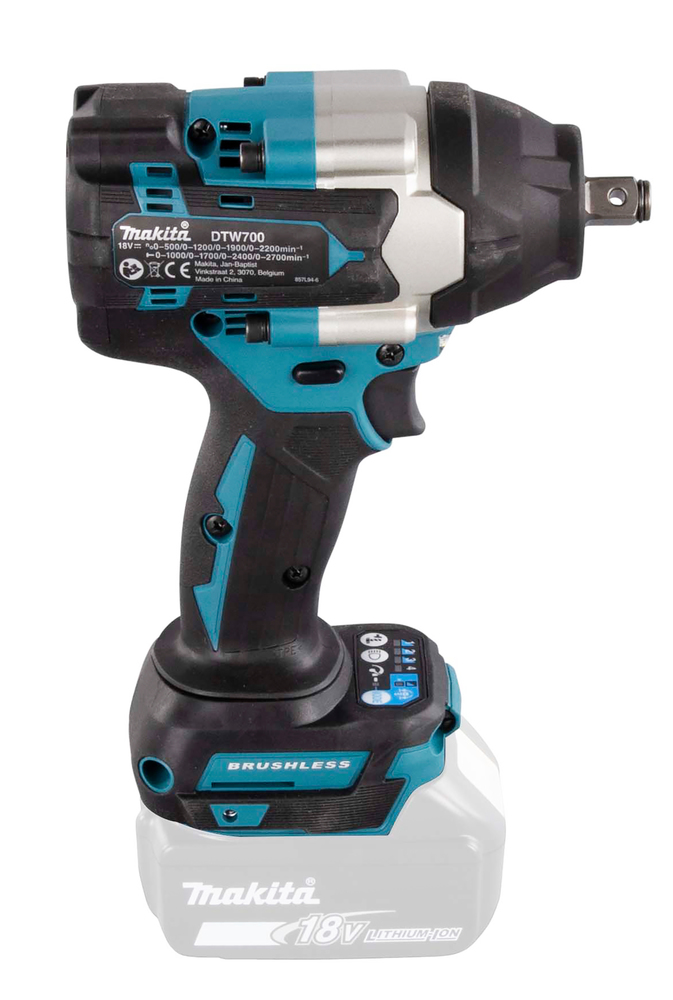 Iskevä mutterinväännin Makita LXT DTW700 runkoversio