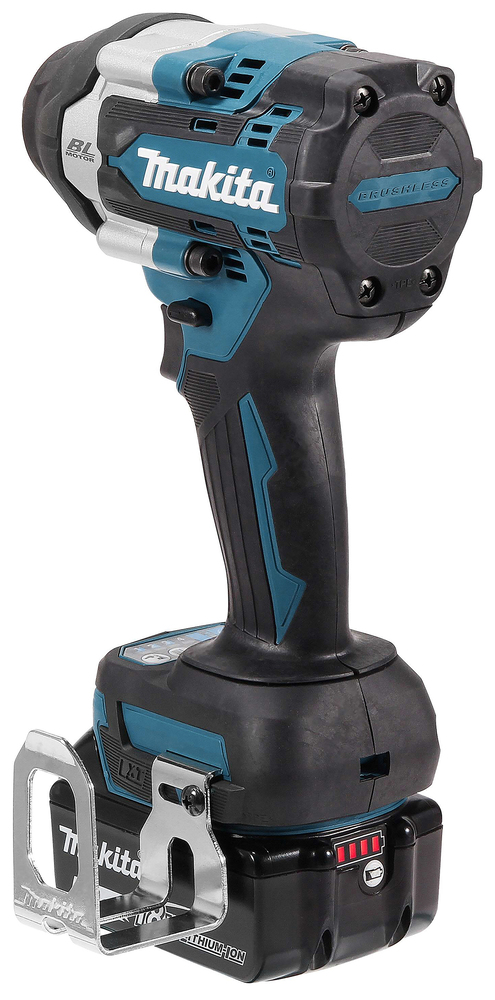 Mutterinväännin Makita DTW700RTJ 18V, 2x5,0Ah, 1/2" kitkarenkaalla, 700Nm, hiiliharjaton