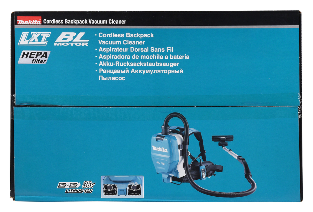 Rucksack vacuum cleaner Makita DVC261ZX11