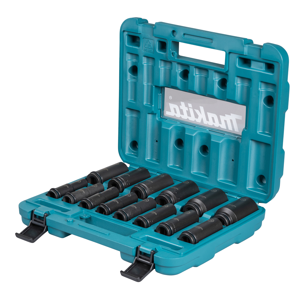 Voimahylsysarja 1/2'' 14-os pitkä Makita E-16586 10-32mm