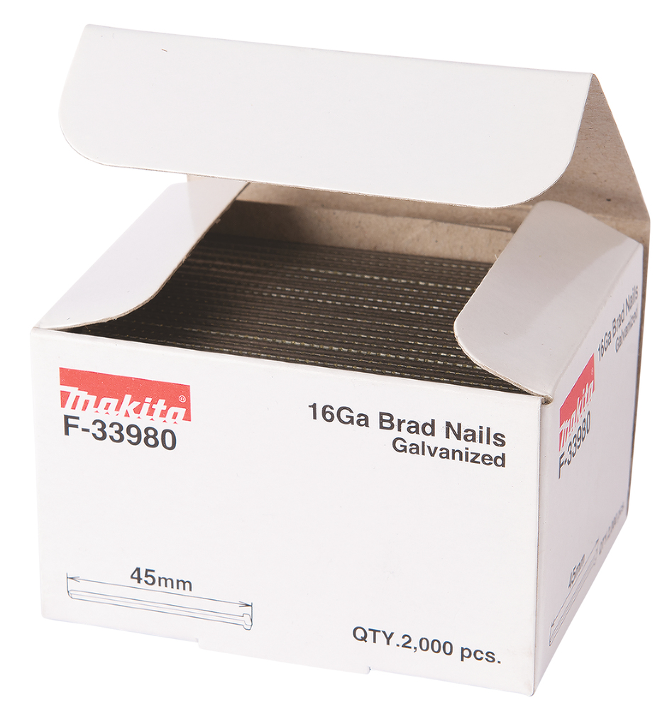 Dyckert naula Makita F-33980 1,6X45mm, 16GA, 2000kpl, AF600, GF600